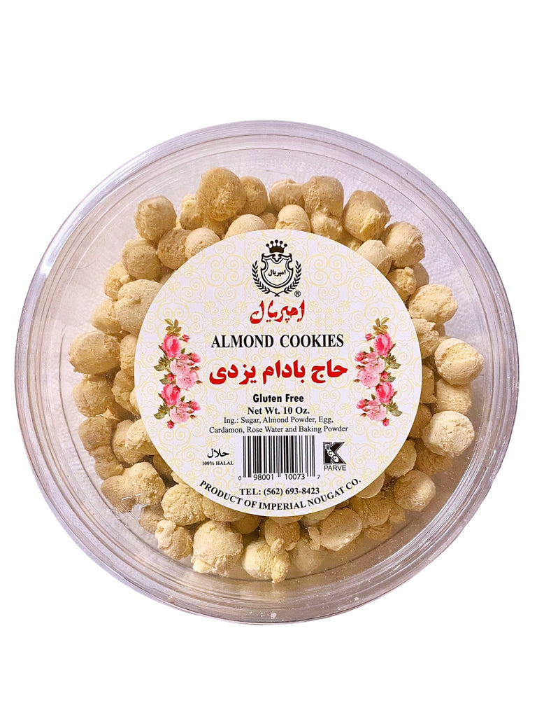 Almond Cookies - 10 Oz ( Haji Badam ) - Fresh Sweets & Pastry - Kalamala - Imperial