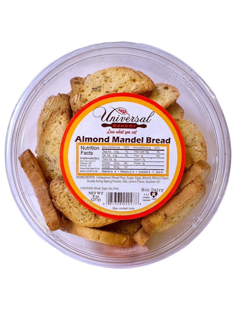 Almond Mandel Bread (50% Less Sugar) Universal Bakery - Kalamala - Universal
