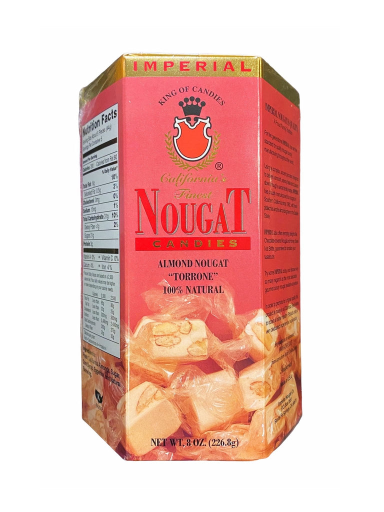 Almond Nougat Imperial - Bite size - 8 Oz ( Gaz Loghmeh e ) - Nougat - Kalamala - Imperial