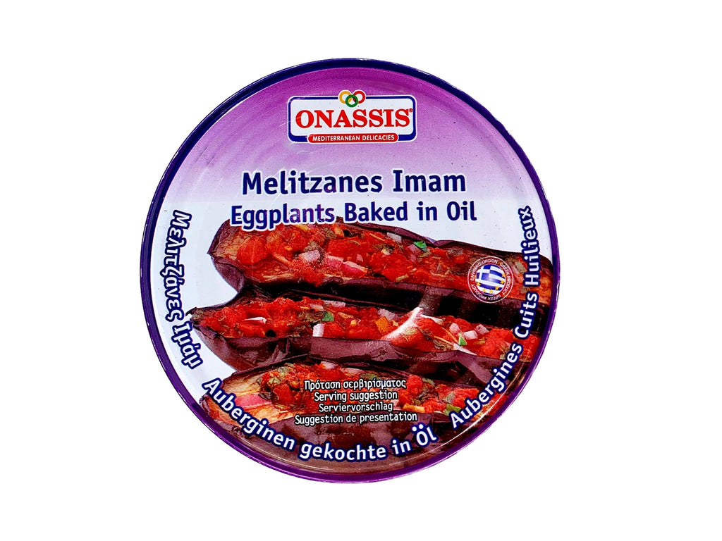 Baked Eggplants - In Oil ( Melitzanes Imam ) - Prepared Vegetables - Kalamala - Onassis