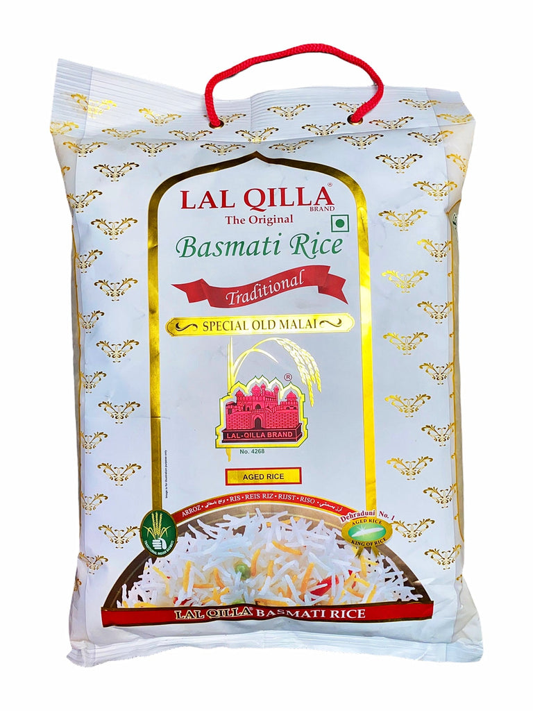 Basmati Rice - 10 Pounds ( Berenj ) - Rice - Kalamala - Lal Qilla