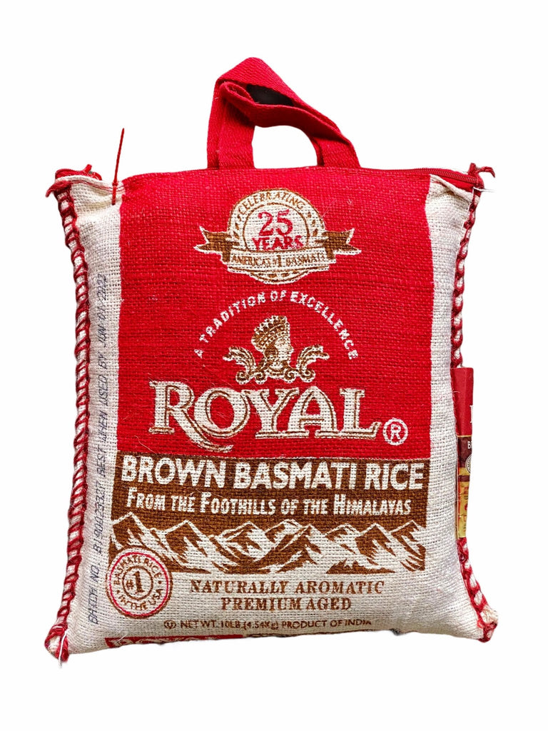 Brown Basmati Rice - 10 Pounds ( Berenj ) - Rice - Kalamala - Royal
