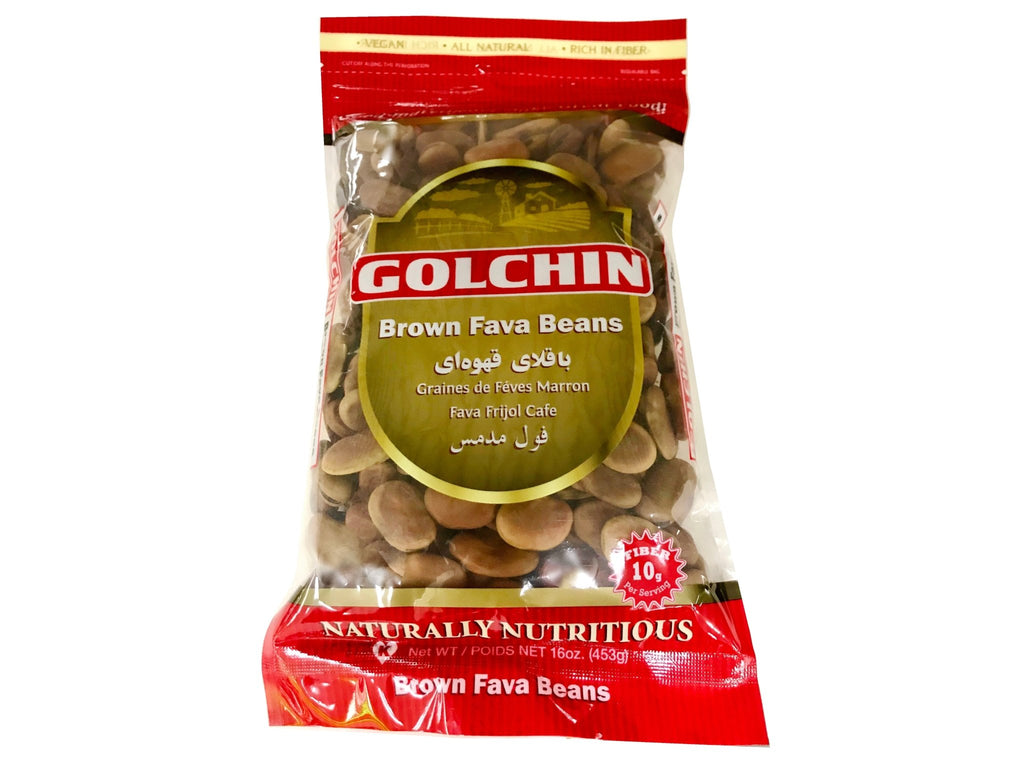 Brown Fava Beans ( Baghala ) - Dry Beans - Kalamala - Golchin