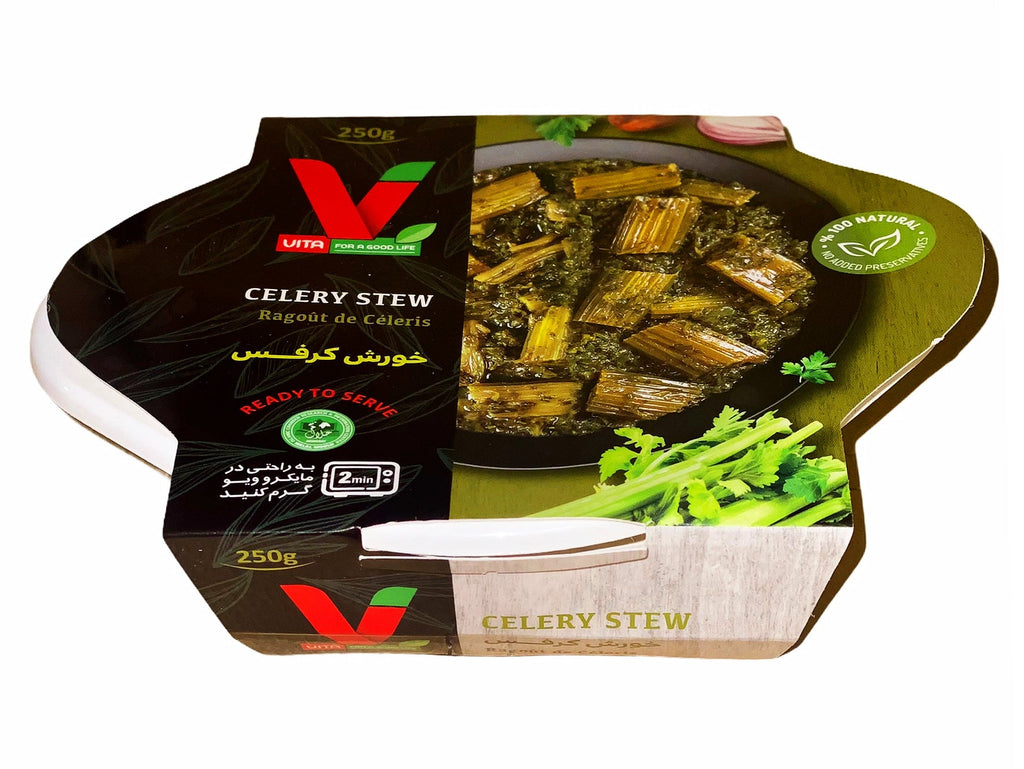 Celery Stew - No Meat ( Khoresh Karafs ) - Prepared Stews - Kalamala - Vita