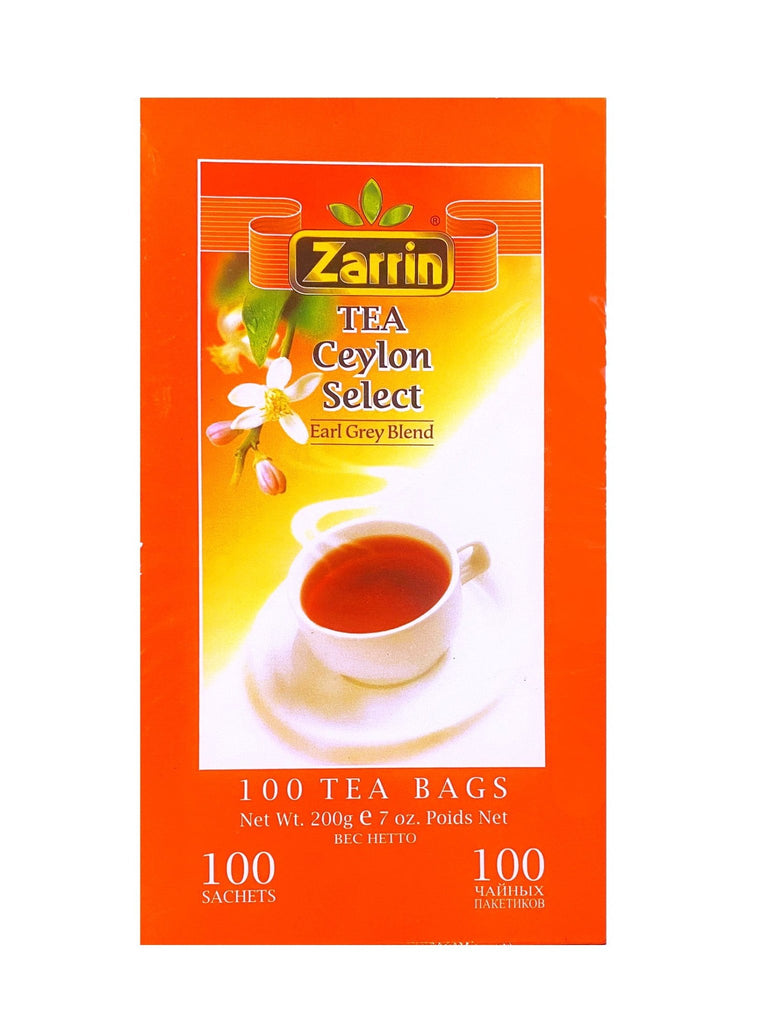 Ceylon Select Earl Grey Blend Teabags - Sachets - 100 Sachets ( Chai ) - Tea - Kalamala - Zarrin
