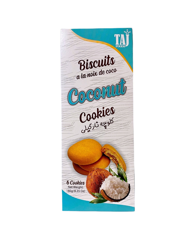 Coconut Cookie - 6 Pieces ( Koloocheh Nargili ) - Cookies - Kalamala - Taj