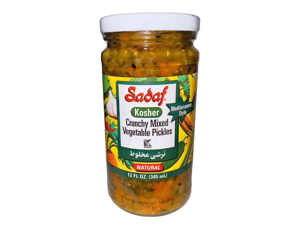 Crunchy Mixed Vegetables Pickled - Mediterranean Style ( Turshi Makhloot - Torshi ) - Mixed Pickle - Kalamala - Sadaf