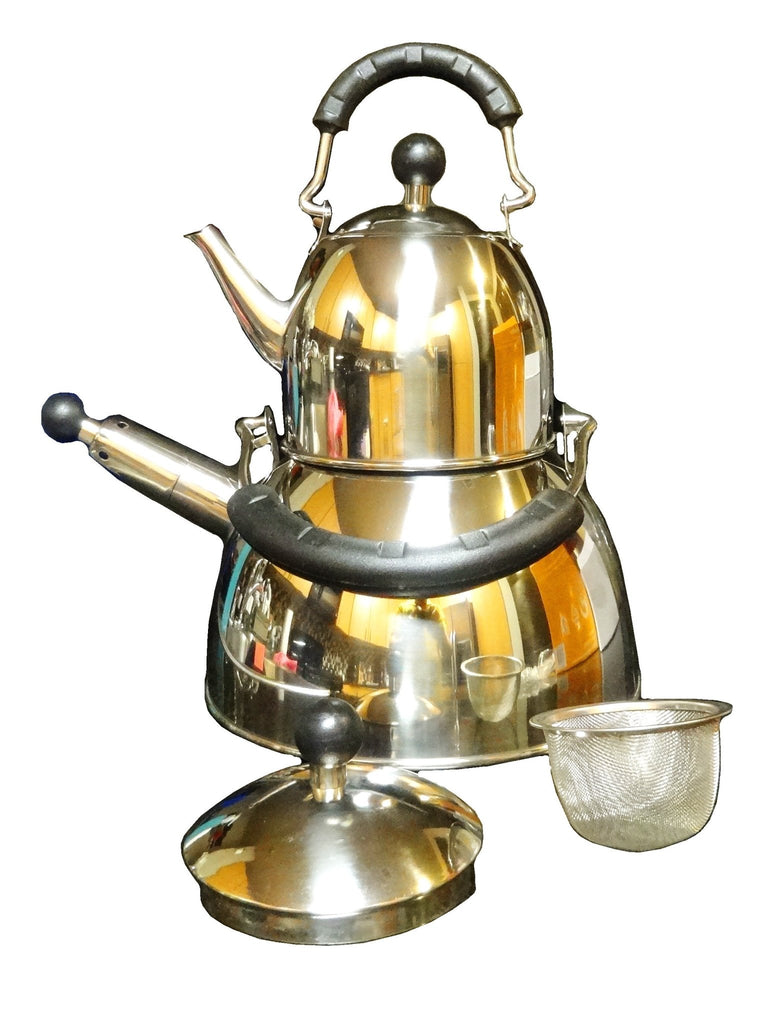 Double Whistling Kettle with Strainer ( Narita Double Whistling Kettle ) - Kettles - Kalamala - Kalamala