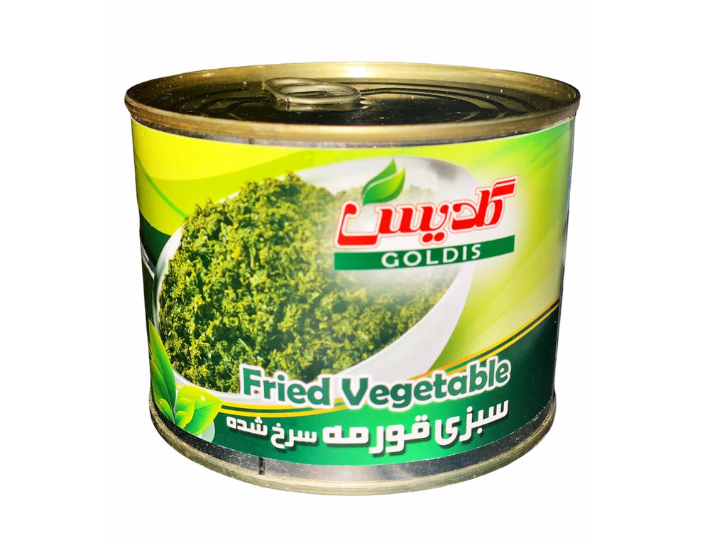 Fried Ghormeh Sabzi Herbs - Canned ( Sabzy ) - Prepared Sabzy - Kalamala - Goldis