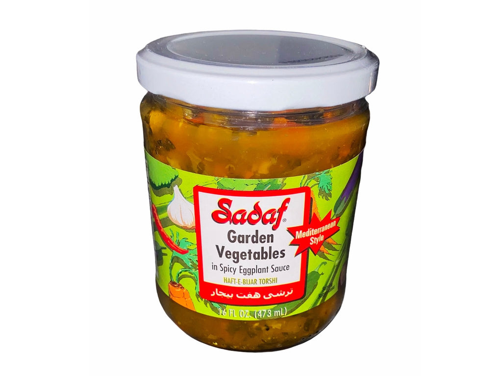 Garden Vegetables Pickled In Spicy Eggplant Sauce ( Torshi Haft E Bijar - Turshi ) - Mixed Pickle - Kalamala - Sadaf