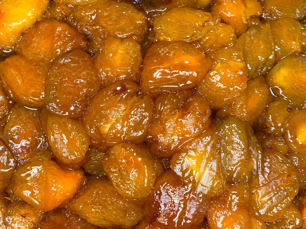 Golden Sour Prune - 0.5 Pound ( Aloo Khoreshti, Aloo Bukhara, Alu Bokhara ) - Dried Fruit and Berries - Kalamala - Kalamala