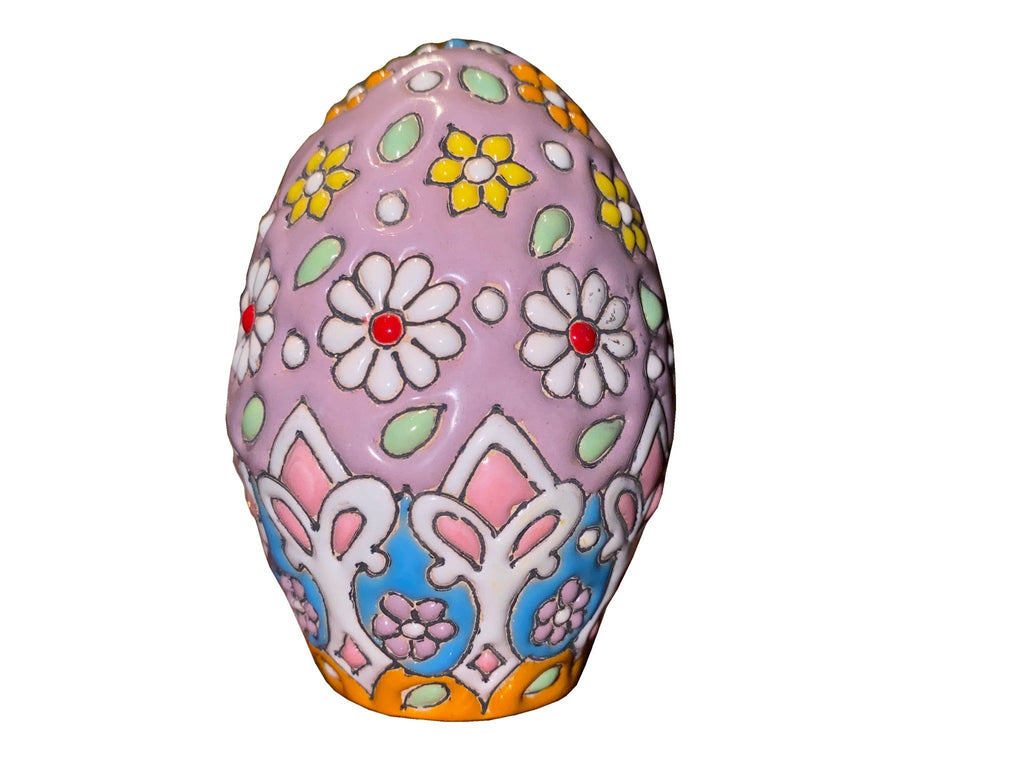 Haft sin Decorative Handcrafted Clay Egg - Colored Egg - Noruz - Kalamala - Kalamala