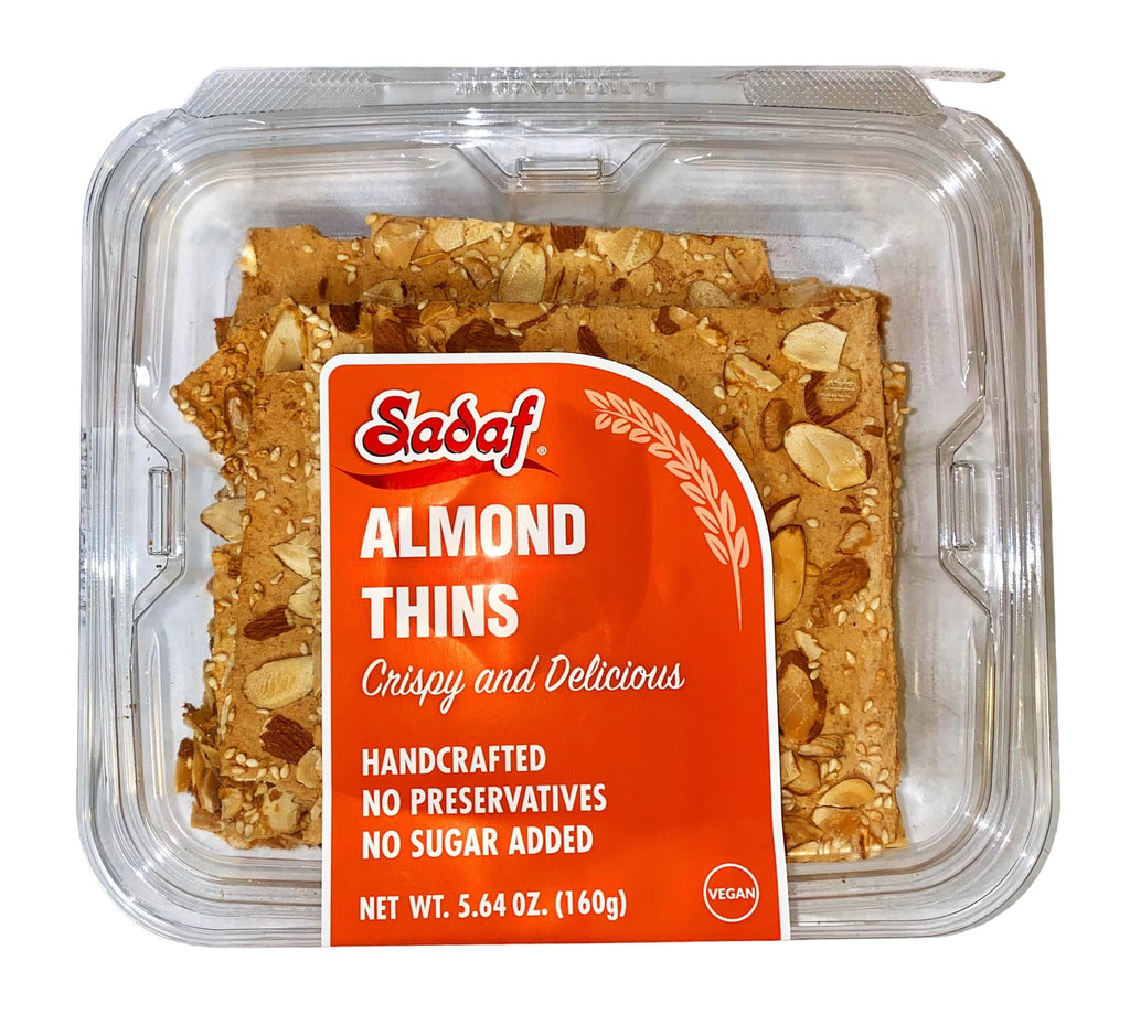 Handcrafted Almond Thins ( Noon Khoshk Badami ) - Biscuit & Cracker - Kalamala - Sadaf