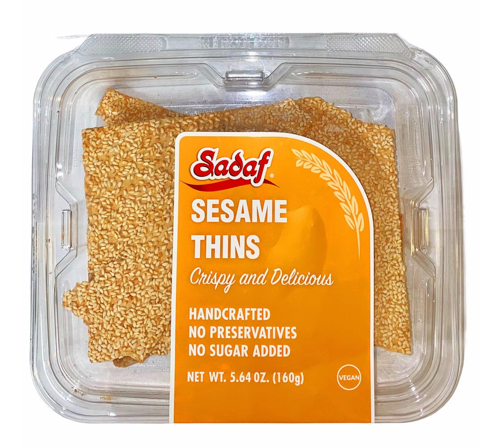 Handcrafted Sesame Thins ( Noon Khoshk Konjedi ) - Biscuit & Cracker - Kalamala - Sadaf