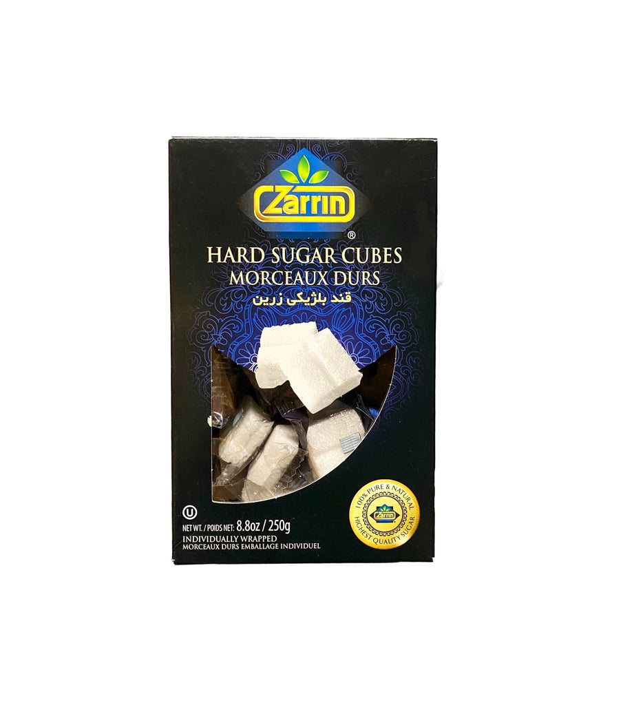 Hard Sugar Cubes - Individual Wrapped - 8.8 Oz ( Qand ) - Sugar - Kalamala - Zarrin