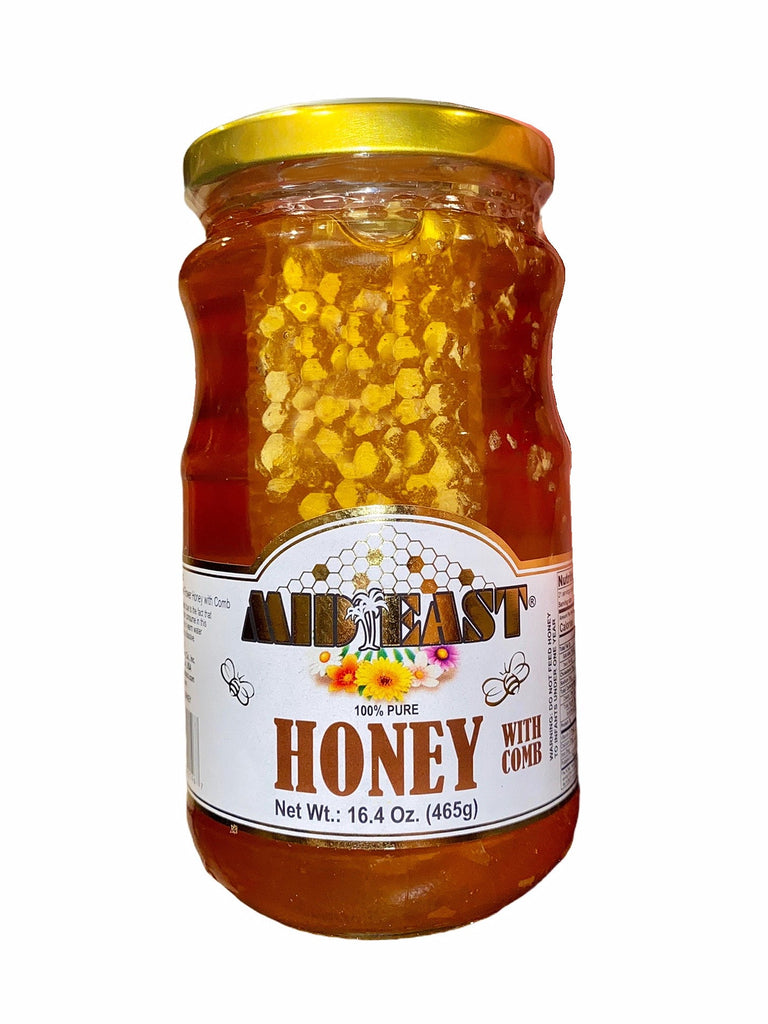 Honey With Comb ( Asal Ba Moom ) - Honey - Kalamala - Mid-East