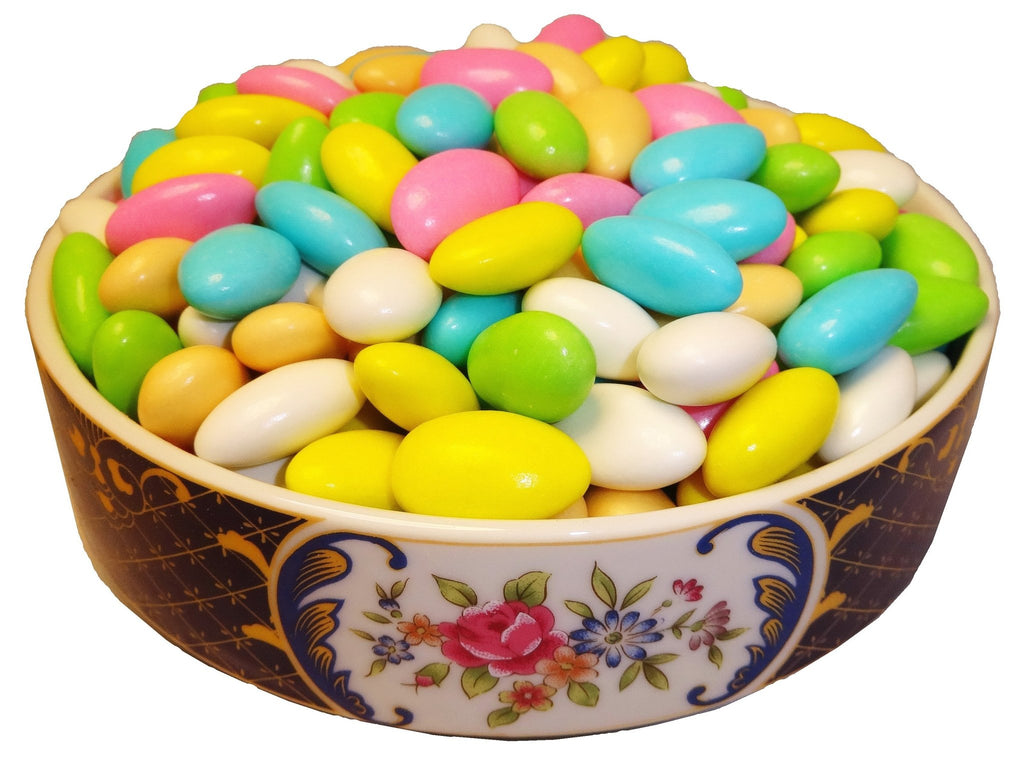 Large Pastel Jordan Almonds ( Badam Rangi ) - Candied Nuts - Kalamala - Kalamala