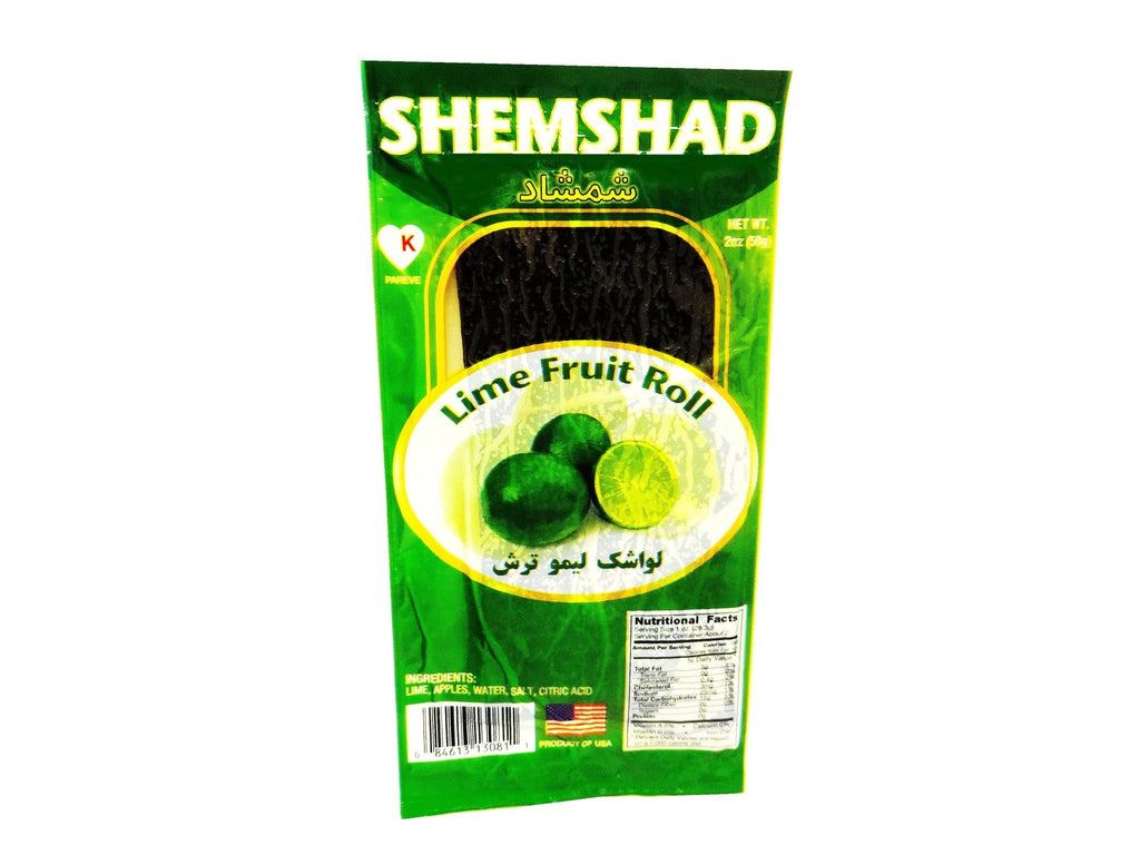 Lime Fruit Roll ( Lavashak e Limoo Torsh ) - Fruit Leather - Kalamala - Shemshad