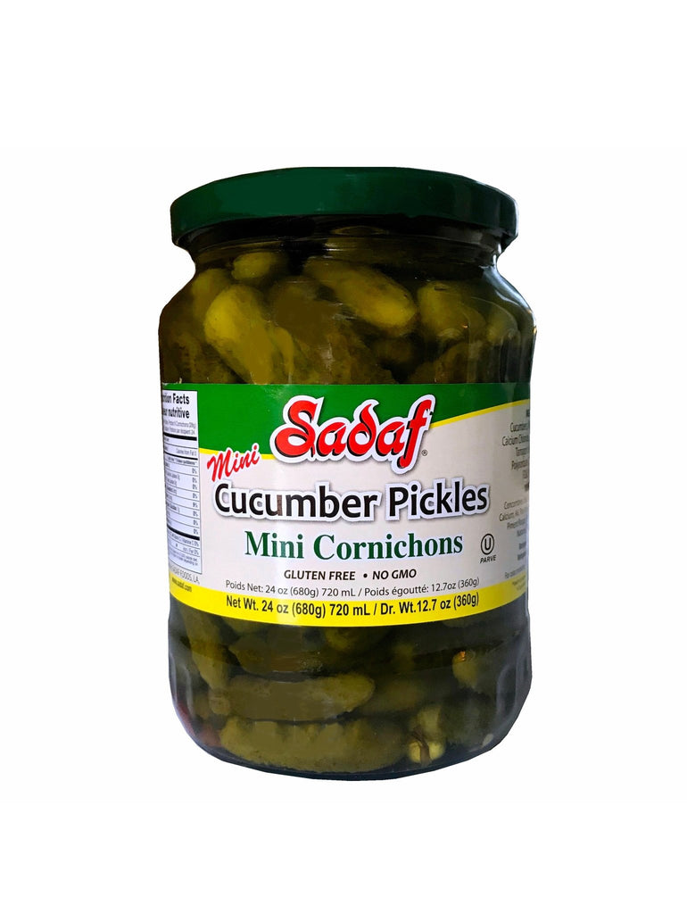 Mini Cucumbers Pickles - Pickled ( Khiar shoor ) - Cucumber Pickle - Kalamala - Sadaf