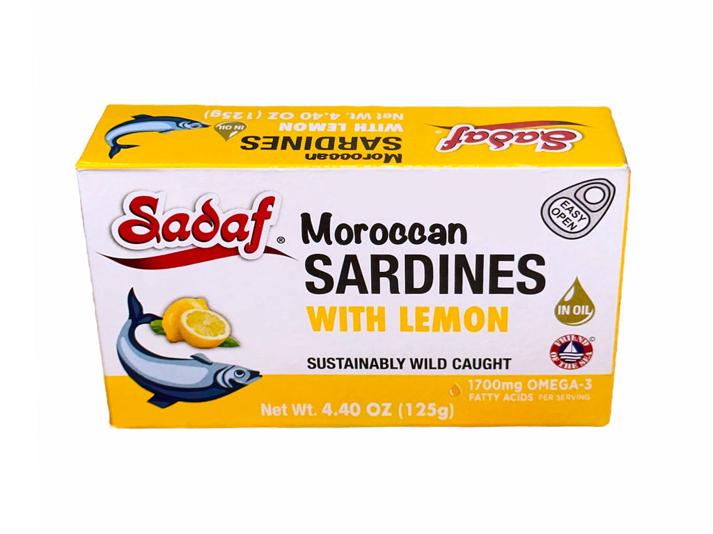 Moroccan Sardines With Lemon Sadaf (Easy Open) (Mahi Sardeen) - Kalamala - Sadaf