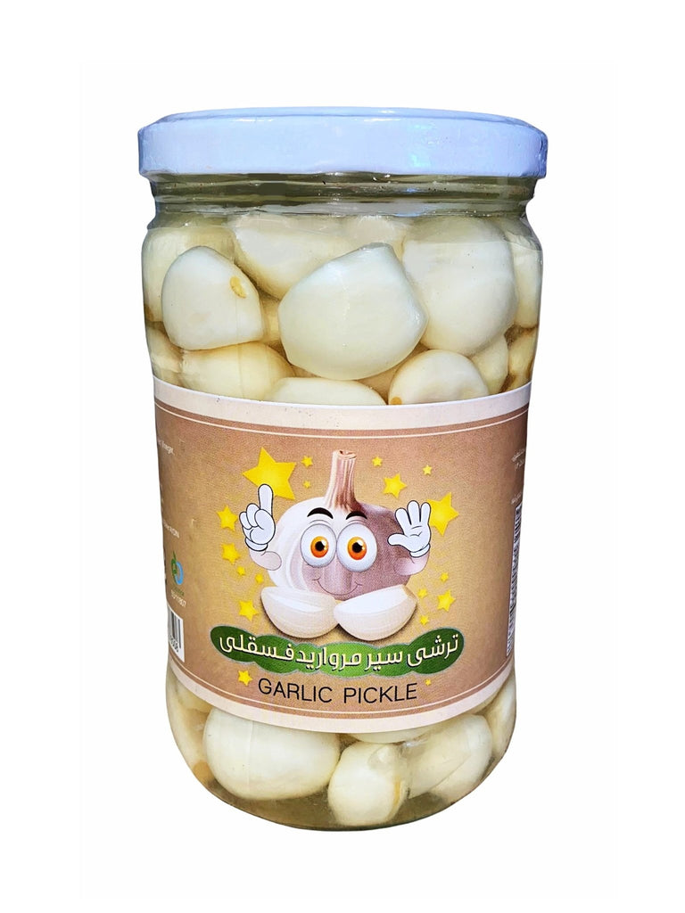 Pickled Garlic Fesgheli ( Sir Torshi-Turshi ) - Garlic Pickle - Kalamala - Fesgheli
