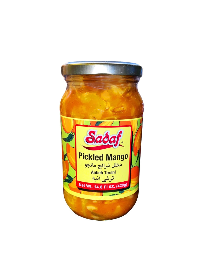 Pickled Mango - 14.8 Oz -Small ( Torshi Anbeh ) - Fruit Pickle - Kalamala - Sadaf