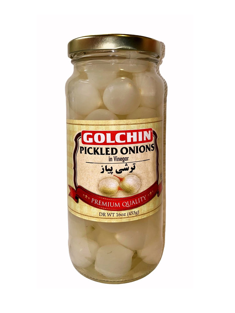 Pickled Onion - In Vinegar ( Turshi Piaz ) - Vegetable Pickle - Kalamala - Golchin
