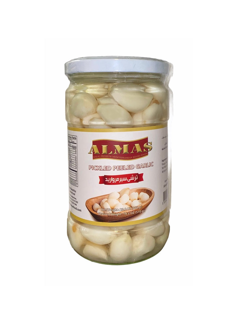 Pickled Peeled Garlic ( Sir Torshi-Turshi ) - Garlic Pickle - Kalamala - Almas