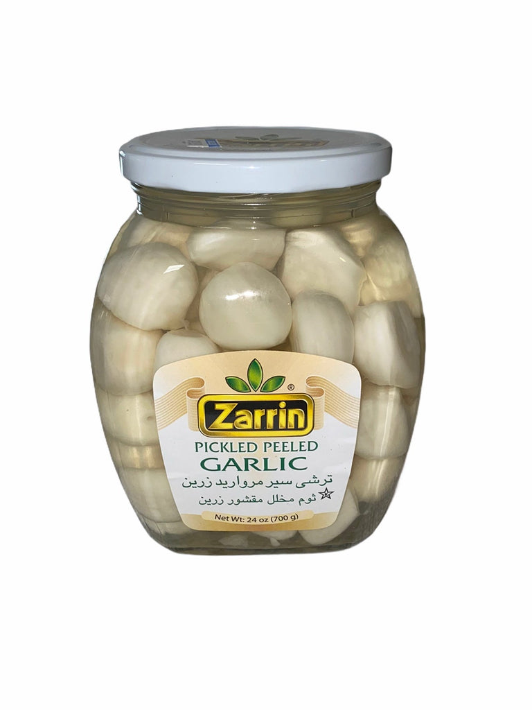 Pickled Peeled Garlic ( Sir Torshi-Turshi ) - Garlic Pickle - Kalamala - Zarrin
