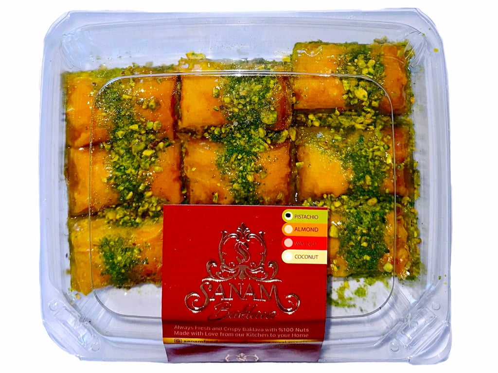 Pistachio Baklava - Persian dessert ( Baghlava ) - Baghlava - Kalamala - Sanam Baklava