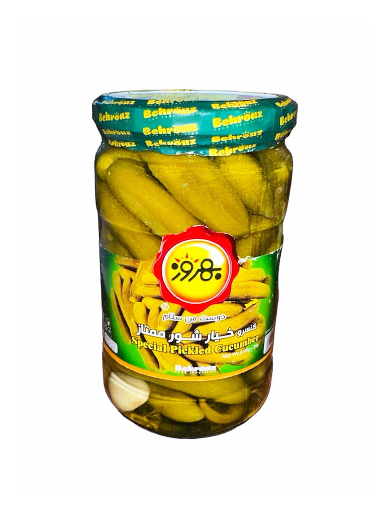 Special Pickled Cucumbers Behrouz (Khiar shoor Momtaz Behrooz) - Kalamala - Kalamala