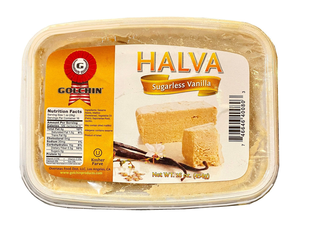 Sugarless Vanilla Halva - Sugarless ( Halvardeh ) - Halva - Kalamala - Golchin