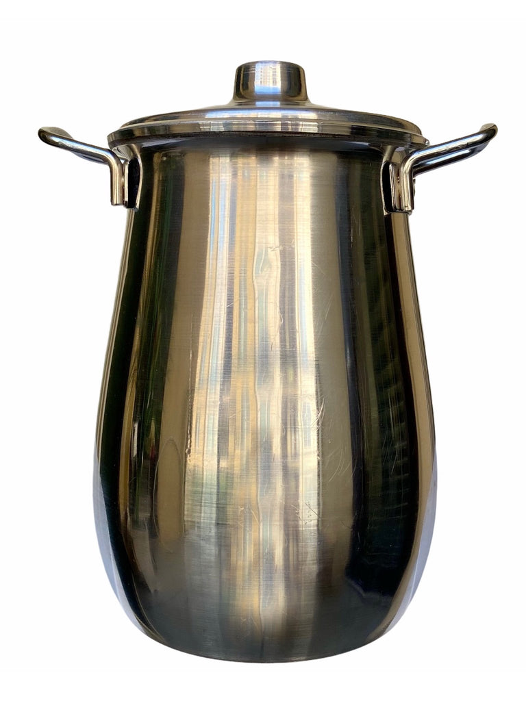 Traditional Dizi Aluminum Pot with Lid - Large - 2.1 Liter ( Dizi ) - Dizi - Kalamala - Kalamala