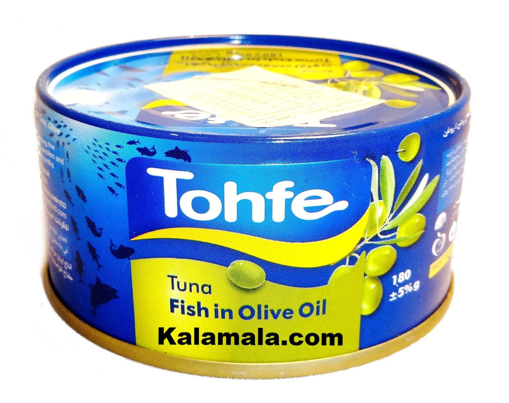 Tuna Fish - In Olive Oil - Easy Open ( Ton e Mahi ) - Canned Fish & Meat - Kalamala - Tohfe