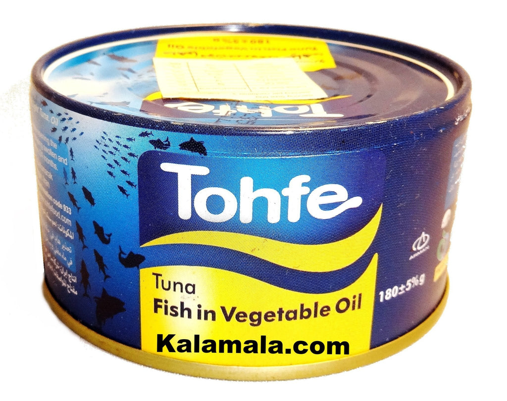Tuna Fish - In Vegetable Oil - Canned ( Ton e Mahi ) - Canned Fish & Meat - Kalamala - Tohfe