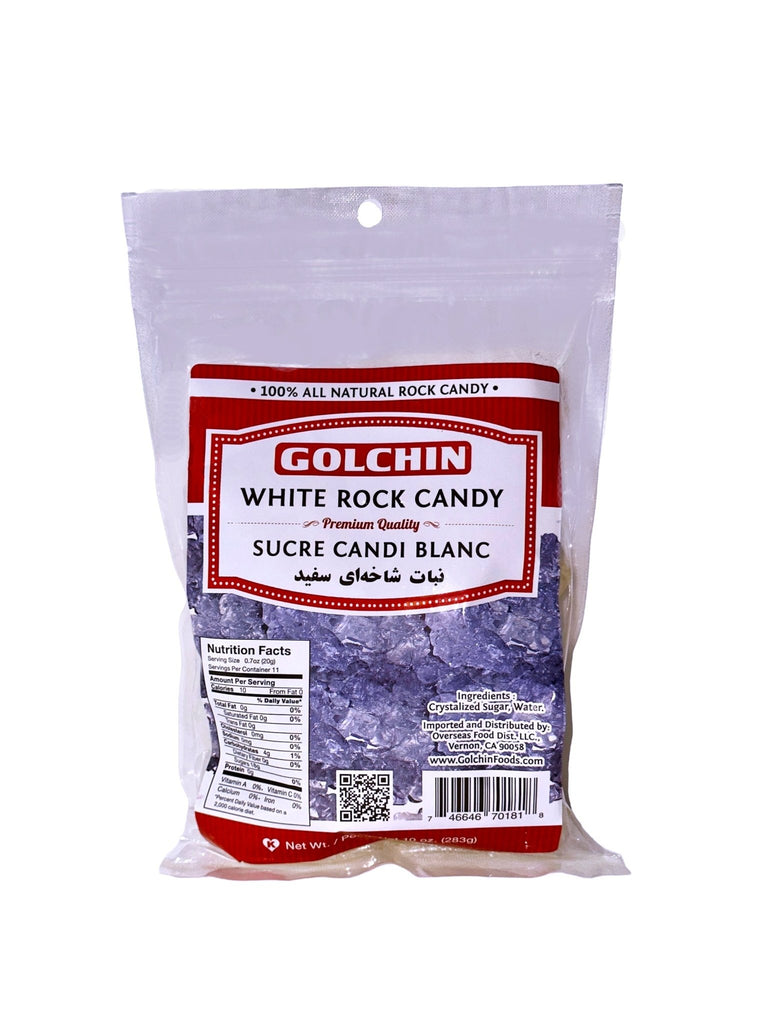 White Rock Candy ( Nabaat Shakheh ) - Rock Candy - Kalamala - Golchin